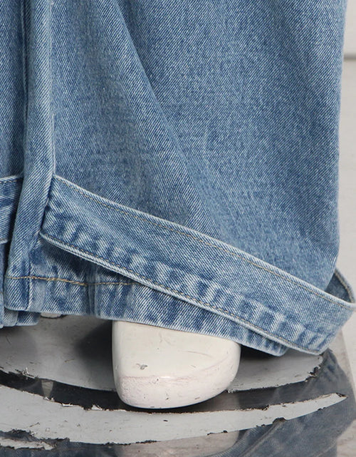 Load image into Gallery viewer, Fashion Y2K Pockets Cargo Jeans Women Hipster High Waisted Straight Pants Fall 2023 Casual Denim Trousers Streetwear
