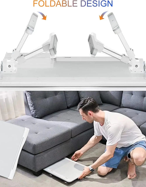 Load image into Gallery viewer, Home Folding Laptop Desk for Bed &amp; Sofa Laptop Bed Tray Table Desk Portable Lap Desk for Study and Reading Bed Top Tray Table
