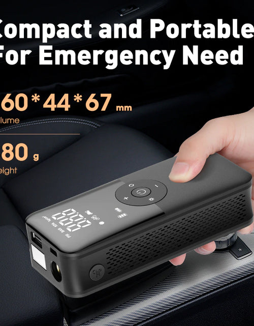 Load image into Gallery viewer, Portable Electric Air Pump Motorcycle Bicycle Tire Air Pump USB Outdoor Emergency Air Compressor Digital Display Smart Air Pump
