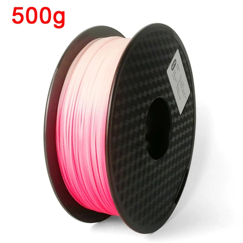 1.75Mm PLA 3D Printer Filament Color Change with Temperature 31-45 Degrees Dark Green to Red to Yellow 3D Printing Material