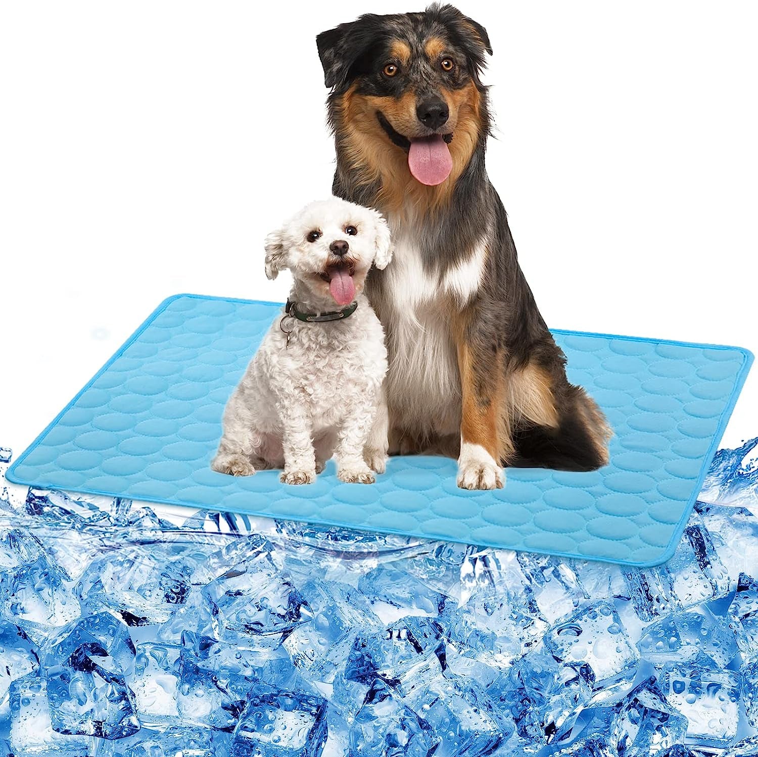 Dog Cooling Mat Pet Cooling Mat Cooling Pad for Sleeping Cooling Pad for Bed Dog Crate Pad Pressure Activated Cooling Mat for Dogs and Cats Keeps Dogs and Cats Cool in Summer for Cars