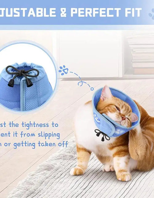 Load image into Gallery viewer, Cat Elizabethan Adjustable Collar Pet Dog Neck Cone Recovery Collar Anti-Bite Protective Medical Neck Ring Pet Accessories
