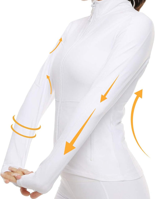 Load image into Gallery viewer, Women&#39;S Workout Yoga Jacket Full Zip Running Track Jacket
