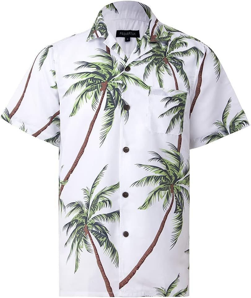 Hawaiian Shirts for Men Regular Fit Short Sleeve Mens Hawaiian Shirts with Large Variety of Colors and Designs Available