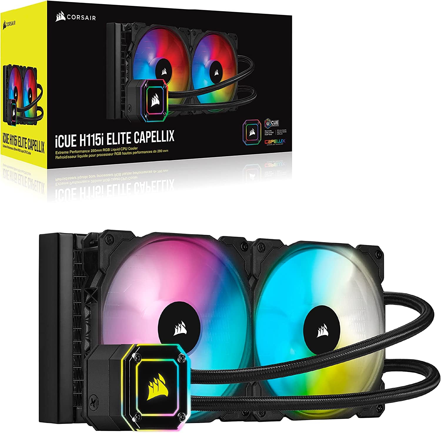 Icue H115I Elite Capellix Liquid CPU Cooler