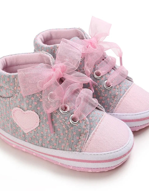 Load image into Gallery viewer, Cute Bow Baby Boy Girls Winter Warm First Walkers Cotton Baby Booties Kids Toddler Slippers Baby First Walkers Crib Shoes
