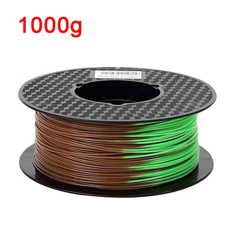 1.75Mm PLA 3D Printer Filament Color Change with Temperature 31-45 Degrees Dark Green to Red to Yellow 3D Printing Material