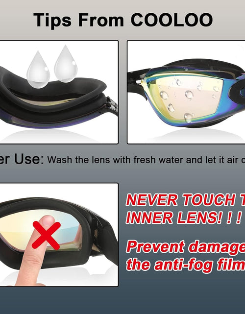 Load image into Gallery viewer, Swim Goggles, Swimming Goggles for Men Adult Women Youth Kids &amp; Child, Teen
