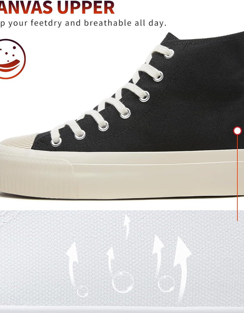 Load image into Gallery viewer, Women&#39;S High Top Canvas Sneaker Shoes Classic Fashion Lace Ups Sneakers…
